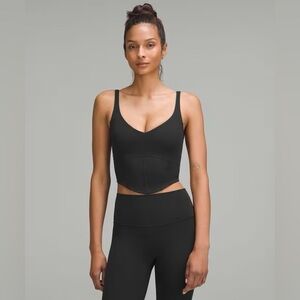 Lululemon Black Align Corset Top A/B Cup
